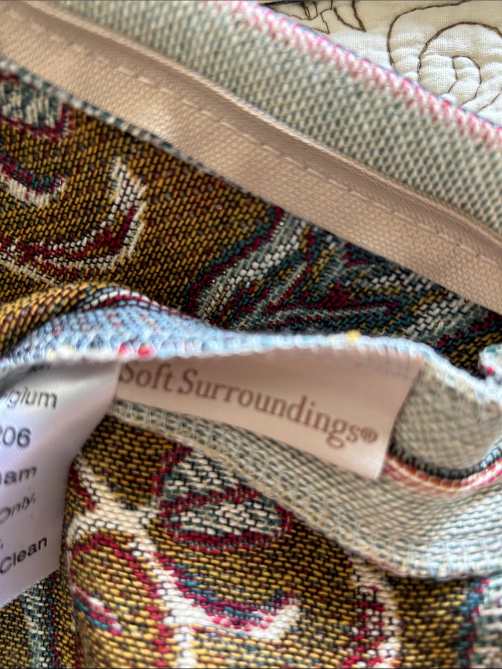 Soft Surroundings pair of standard tapestry pillow shams. - Picture 6 of 6